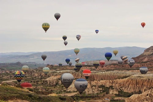 khinh khí cầu ở cappadocia